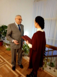 вручение поздравлений